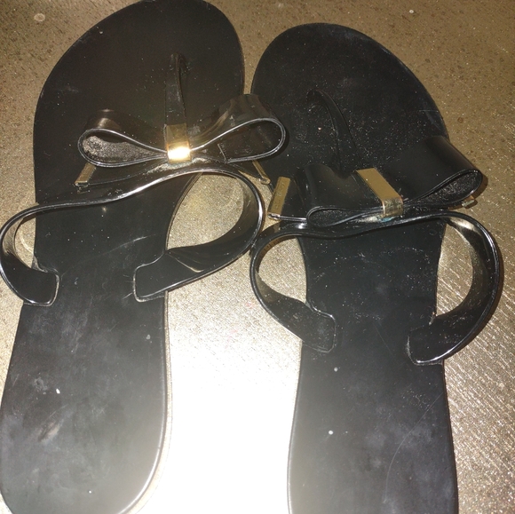 Authentic Michael Kors jelly bow sandals - Picture 3 of 4